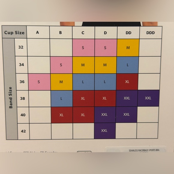 Women’s Seamless Racerback Sports Bra Size S (NWT) - Picture 3 of 3